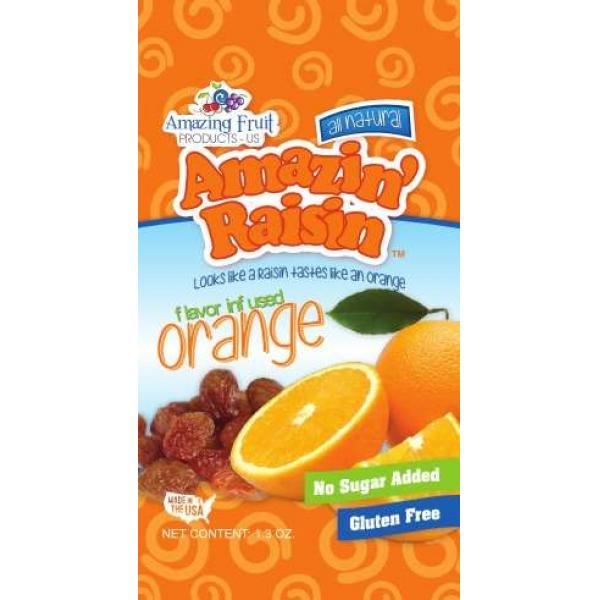 Amazin Raisin Raisin Orange 1.3 Ounce Size - 250 Per Case.