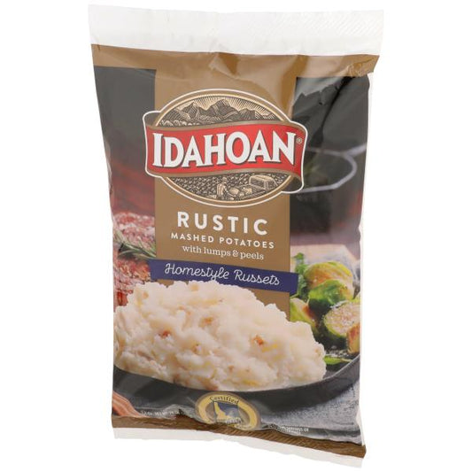 Idahoan® Rustic Russets Mashed Potatoes Hs (Lumps & Peels) 28 Ounce Size - 8 Per Case.