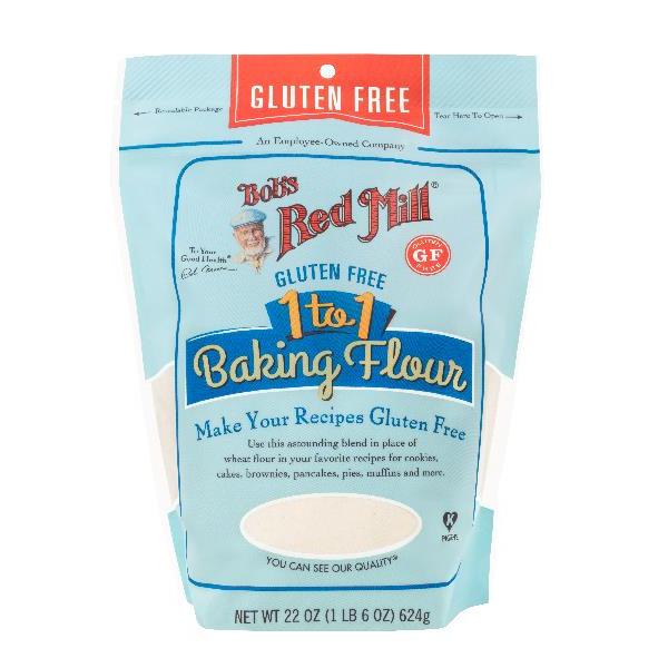 Bob's Red Mill Gluten Free Baking Flour 22 Ounce Size - 4 Per Case.