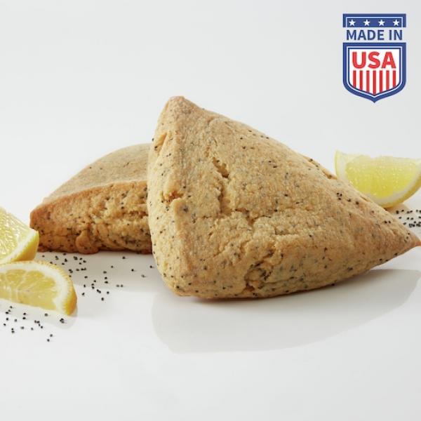 Pillsbury™ Place & Bake™ Frozen Scone Dough Lemon Poppy Seed 45 Ounce Size - 8 Per Case.