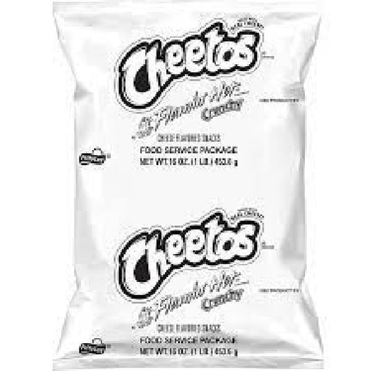 Cheetos Regular Cheese Flavored Snacks Plastic Bag 16 Ounce Size - 6 Per Case.