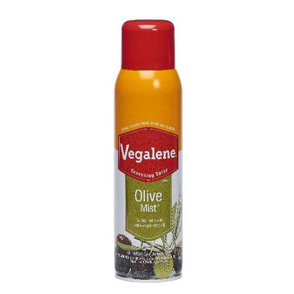 Vegalene Olive Mist Seasoning Spray Aerosol 17 Ounce Size - 6 Per Case.