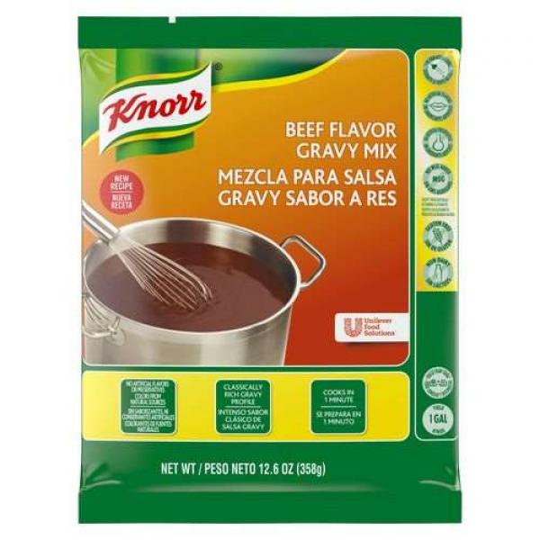 Knorr Sauces Gravies Beefa Flavora Gravya Mix Gluten Free 12.66 Ounce Size - 6 Per Case.