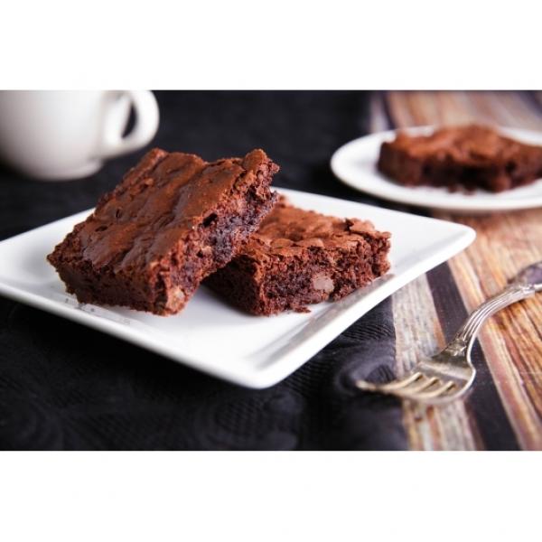 Plain Fudge Brownie With Chocolate Chip 2.3 Ounce Size - 140 Per Case.