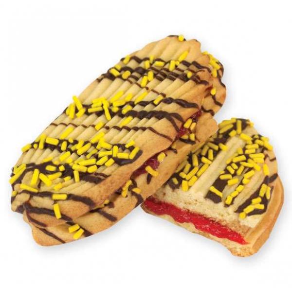 Cookies United Cookie Raspberry Finger 6 Pound Each - 1 Per Case.