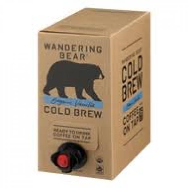 Wandering Bear Coffee Hazelnut Cold Brew 96 Fluid Ounce - 3 Per Case.