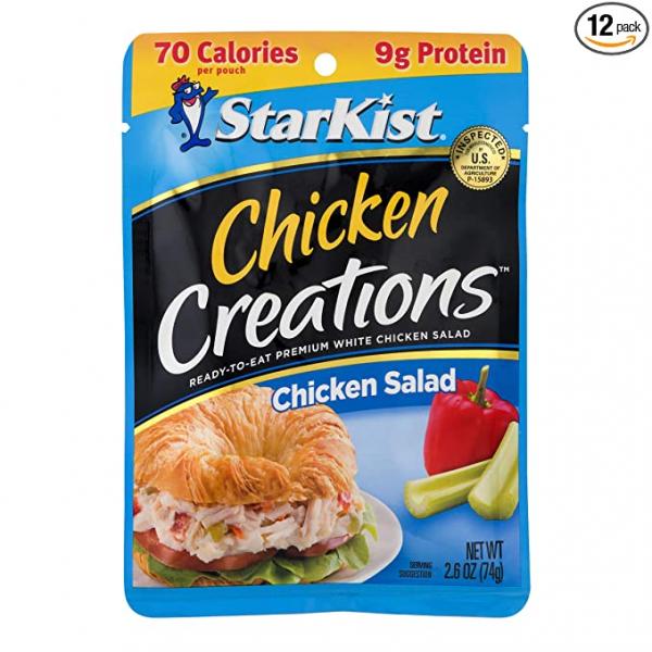 Starkist Chicken Salad 2.6 Ounce Size - 12 Per Case.