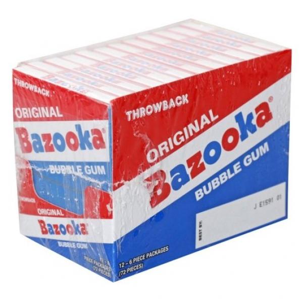 Bazooka Bazooka Throwback Mini Wallet 12 Count Packs - 12 Per Case.