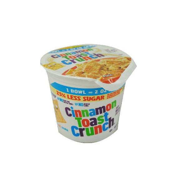 Cinnamon Toast Crunch™ Cereal Less Sugar Single Serve K Eq Grain 2 Ounce Size - 60 Per Case.