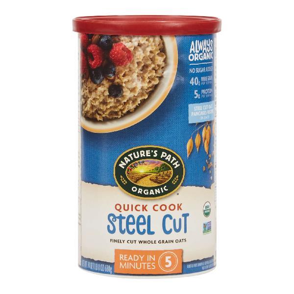 Nature's Path Steel Cut Oats Quick Cook 24 Ounce Size - 6 Per Case.