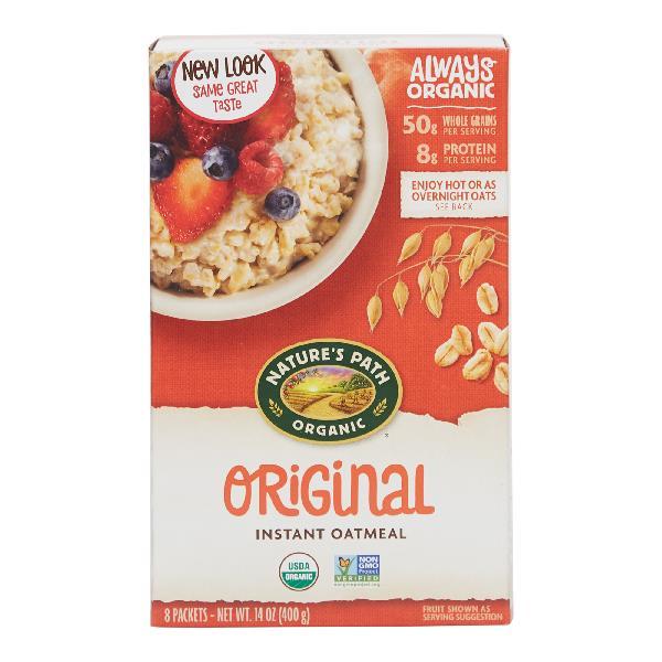 Nature's Path Hot Oatmeal Original Sugar Free 14 Ounce Size - 6 Per Case.