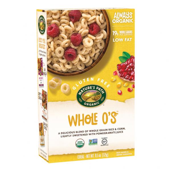 Nature's Path Whole O's Cereal 11.5 Ounce Size - 12 Per Case.