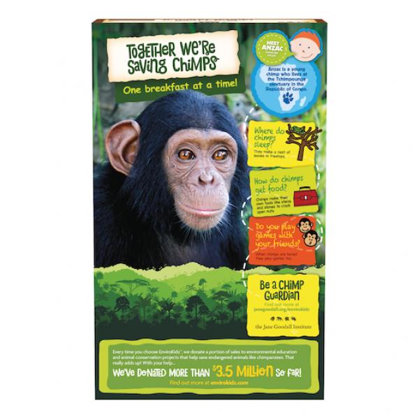 Envirokids Choco Chimps 10 Ounce Size - 12 Per Case.