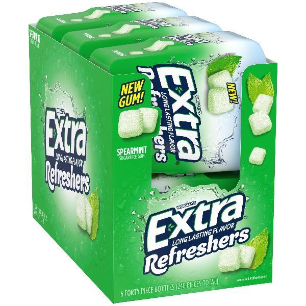 Extra Refreshers Spearmint Per 40 Piece - 24 Per Case.