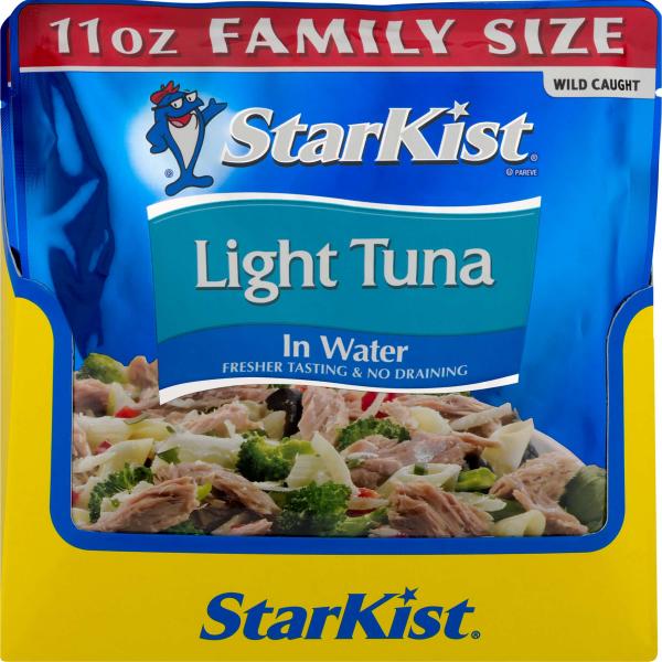 Starkist Chunk Light Tuna In Pouch 11 Ounce Size - 12 Per Case.