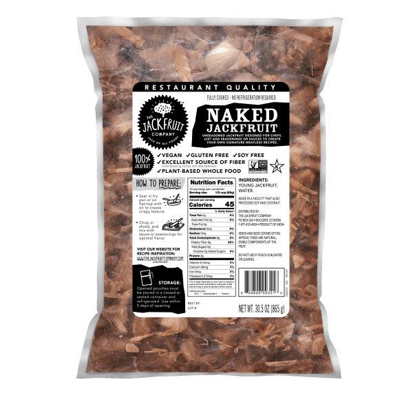 The Jackfruit Company Foodservice Naked Jackfruit 30.5 Ounce Size - 5 Per Case.