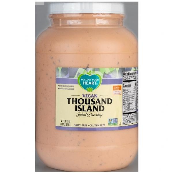 Vegan Thousand Island Gal 1 Gallon - 4 Per Case.