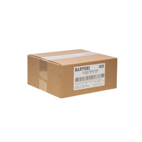 Cheddar Cheese Old World Brick 7 Ounce Size - 12 Per Case.