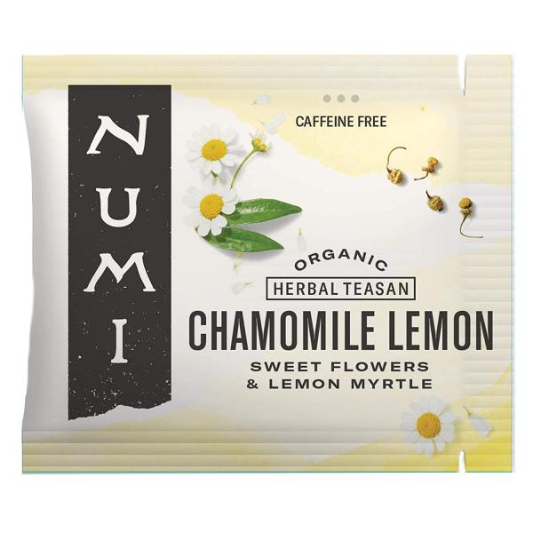 Numi Organic Tea Chamomile Lemon Herbal Tea 100 Count Packs - 1 Per Case.