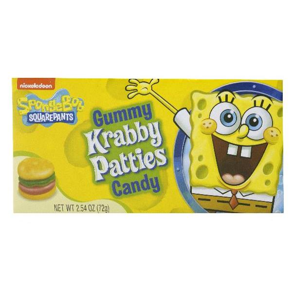 Krabby Patty Regular Theater Box 2.54 Ounce Size - 12 Per Case.