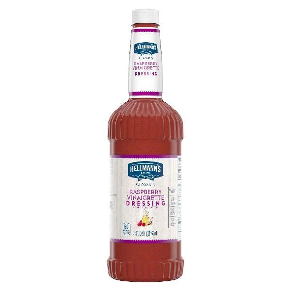 Hellmann's Dressing Raspberry Vinaigrette 32 Fluid Ounce - 6 Per Case.