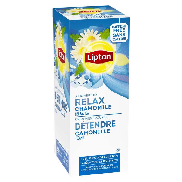 Lipton Chamomile Tea 28 Count Packs - 6 Per Case.