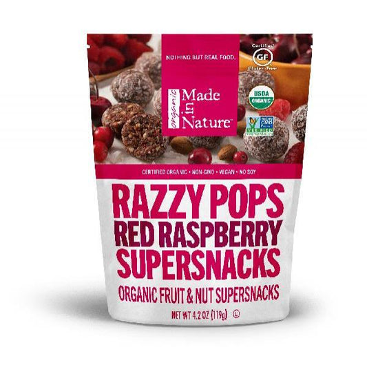 Made In Nature Organic Razzy Pop 4.2 Ounce Size - 6 Per Case.