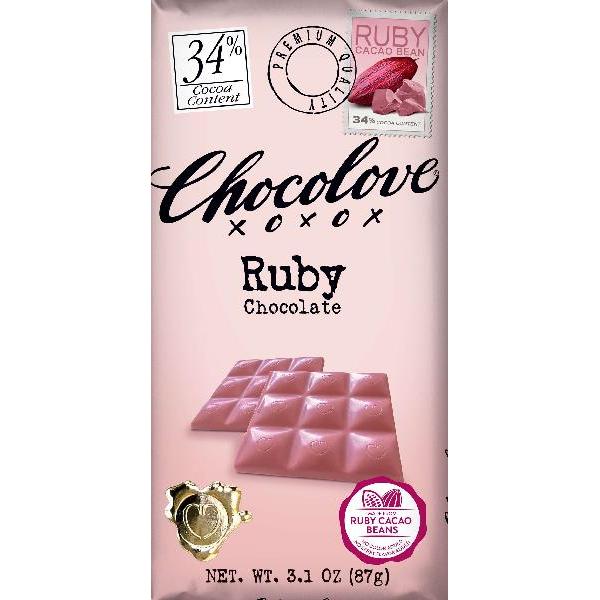 Ruby Chocolate (Master Case) 3.1 Ounce Size - 144 Per Case.