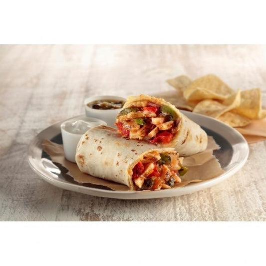 Chicken Fajita Burrito 8 Ounce Size - 12 Per Case.