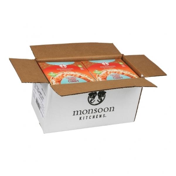 Coconut Shrimp Curry Basmati Rice Bowl 10 Ounce Size - 6 Per Case.