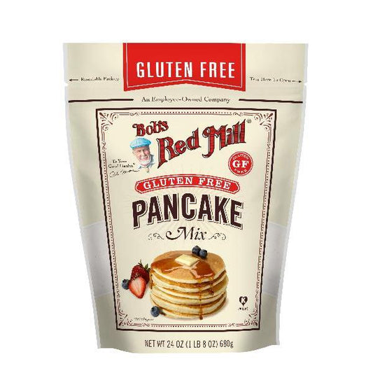 Bob's Red Mill Gluten Free Pancake Mix 24 Ounce Size - 4 Per Case.