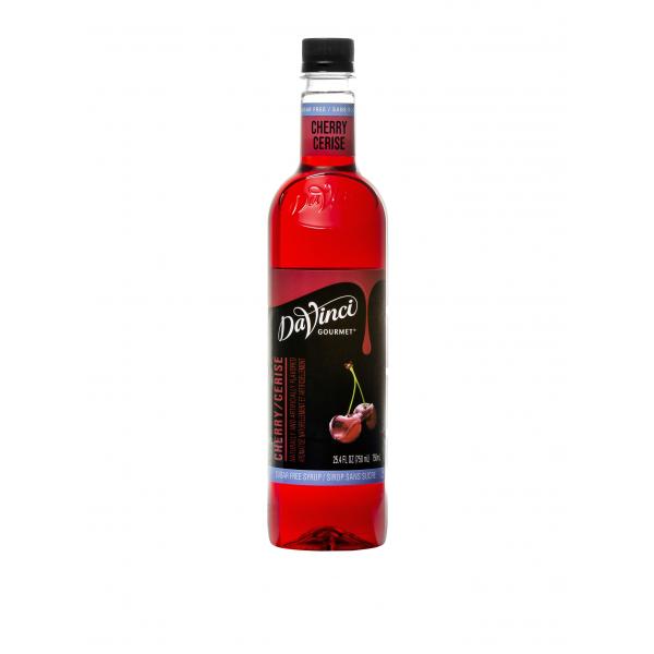 Davinci Gourmet Gourmet Sugar Free Cherry Syrup 750 ML - 4 Per Case.