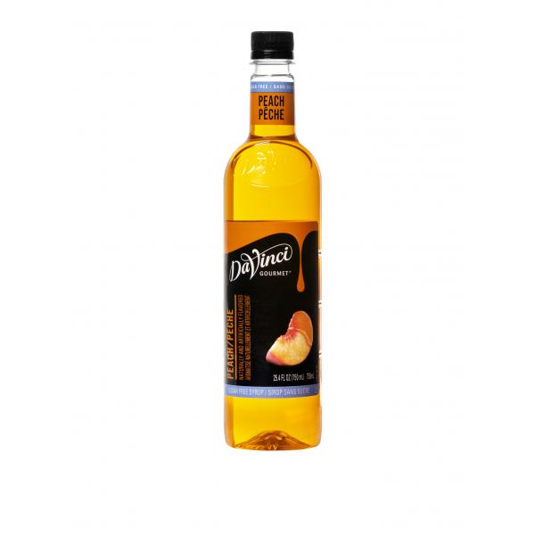 Davinci Gourmet Gourmet Sugar Free Peach Syrup 750 ML - 4 Per Case.