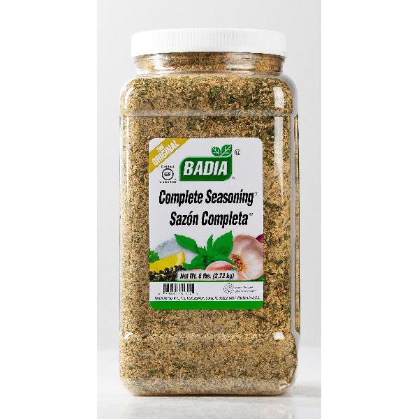 Badia Complete Seasoning 6 Pound Each - 4 Per Case.