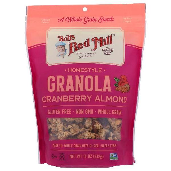 Bob's Red Mill Cranberry Almond Granola 11 Ounce Size - 6 Per Case.