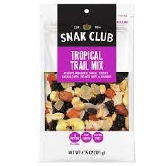 Snak Club Tropical Mix 6.75 Ounce Size - 6 Per Case.