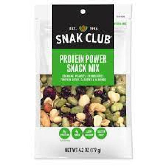 Snak Club Power Protein Mix 4.2 Ounce Size - 6 Per Case.