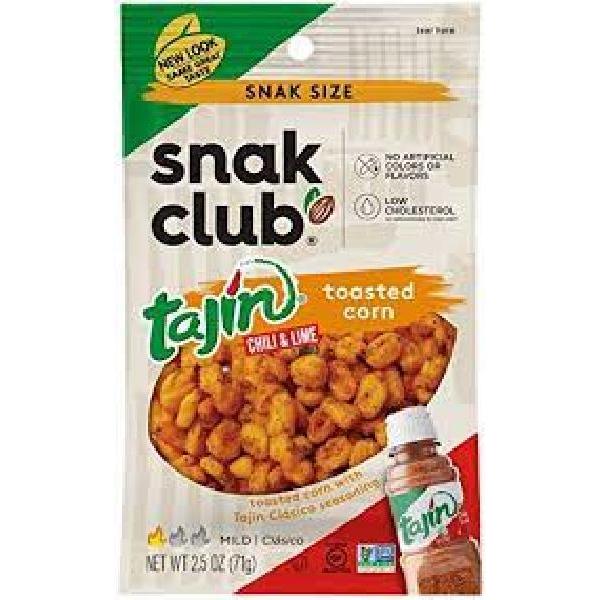 Snak Club Tajin Corn Nuts 1.5 Ounce Size - 144 Per Case.