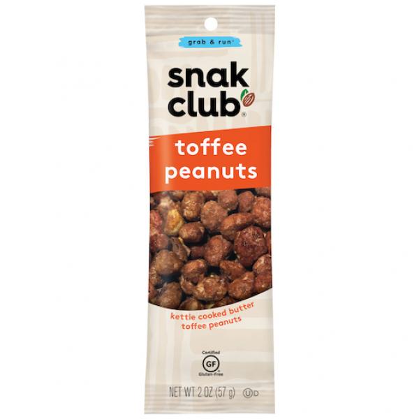 Snak Club Toffee Peanuts Pound 0.125 Pound Each - 144 Per Case.