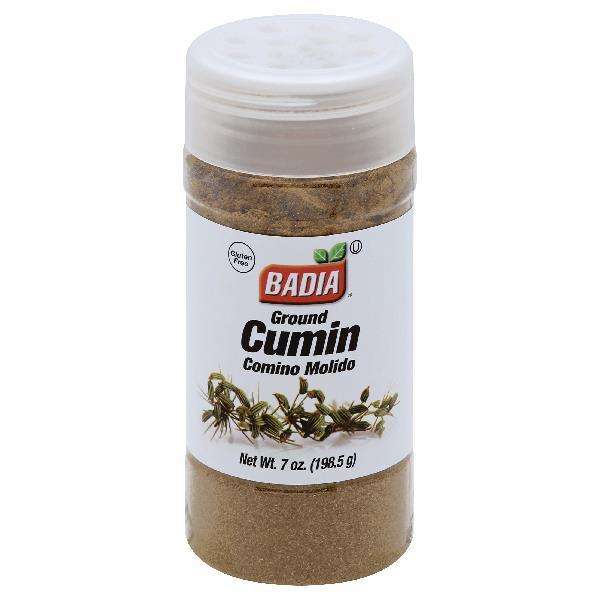 Badia Cumin Ground 7 Ounce Size - 12 Per Case.