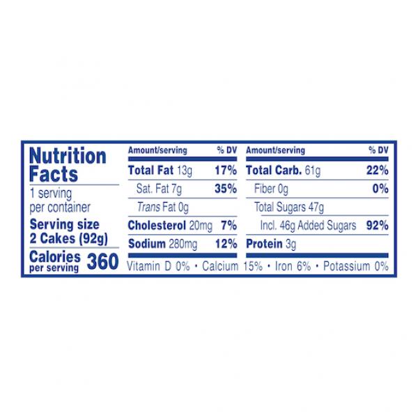 Hostess Birthday Cupcake Single Serve Frozencase 3.27 Ounce Size - 36 Per Case.