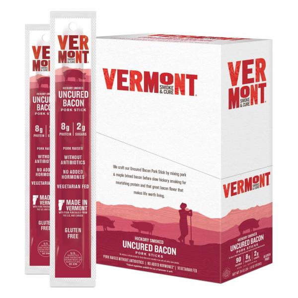 Vermont Smoke And Cure Bacon Pork 1 Ounce Size - 48 Per Case.