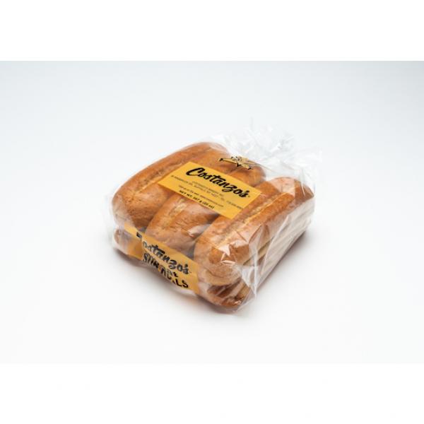 Costanzo's Bakery 8" Wheat Split Top Submarine 112 Grams Each - 48 Per Case.