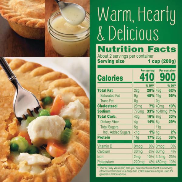 Marie Callender's Chicken Pot Pie 15 Ounce Size - 8 Per Case.