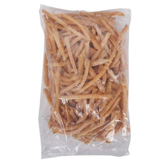 Sweet Sensations Thin Cut Sweetpotato Fries 2.5 Pound Each - 6 Per Case.