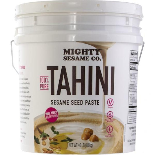 Mighty Sesame Classic Bulk Tahini 40 Pound Each - 1 Per Case.