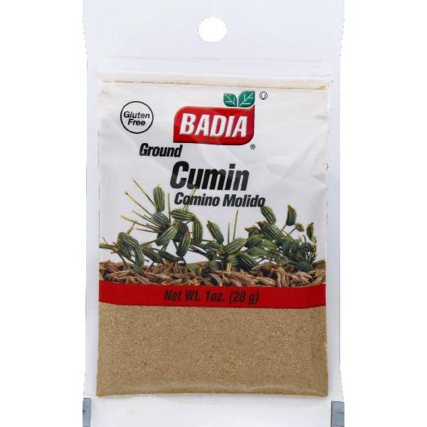 Badia Ground Cumin 1 Ounce Size - 576 Per Case.