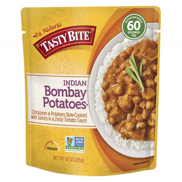 Tasty Bite Bombay Potatoes 10 Ounce Size - 48 Per Case.