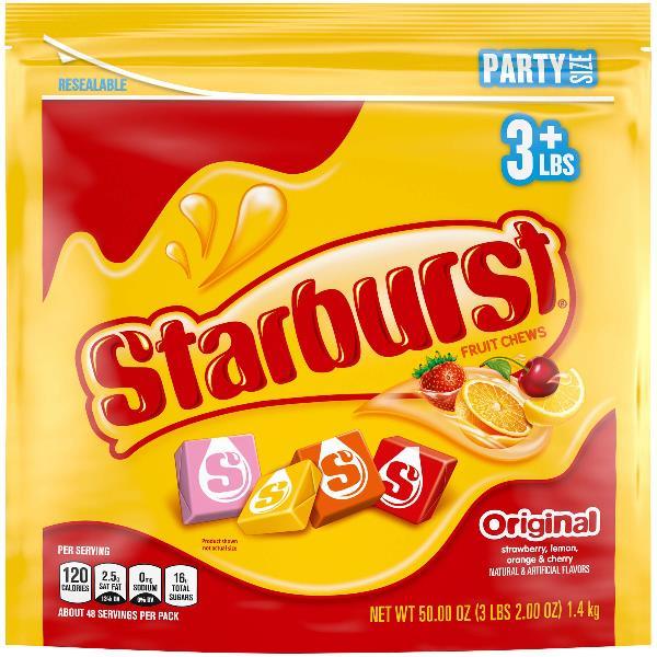 Starburst Original Per 50 Ounce Size - 6 Per Case.