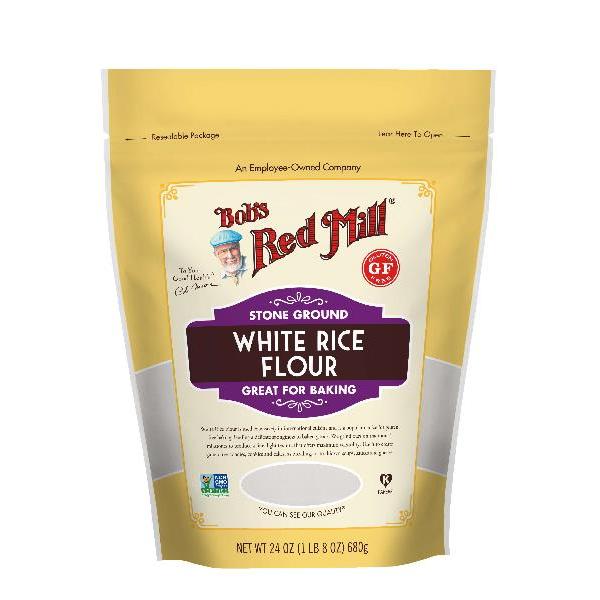 Bob's Red Mill Natural Foods Inc Rice Flour White, 24 Ounces - 4 Per Case.